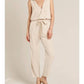 En Creme - Fae Belted Jumpsuit