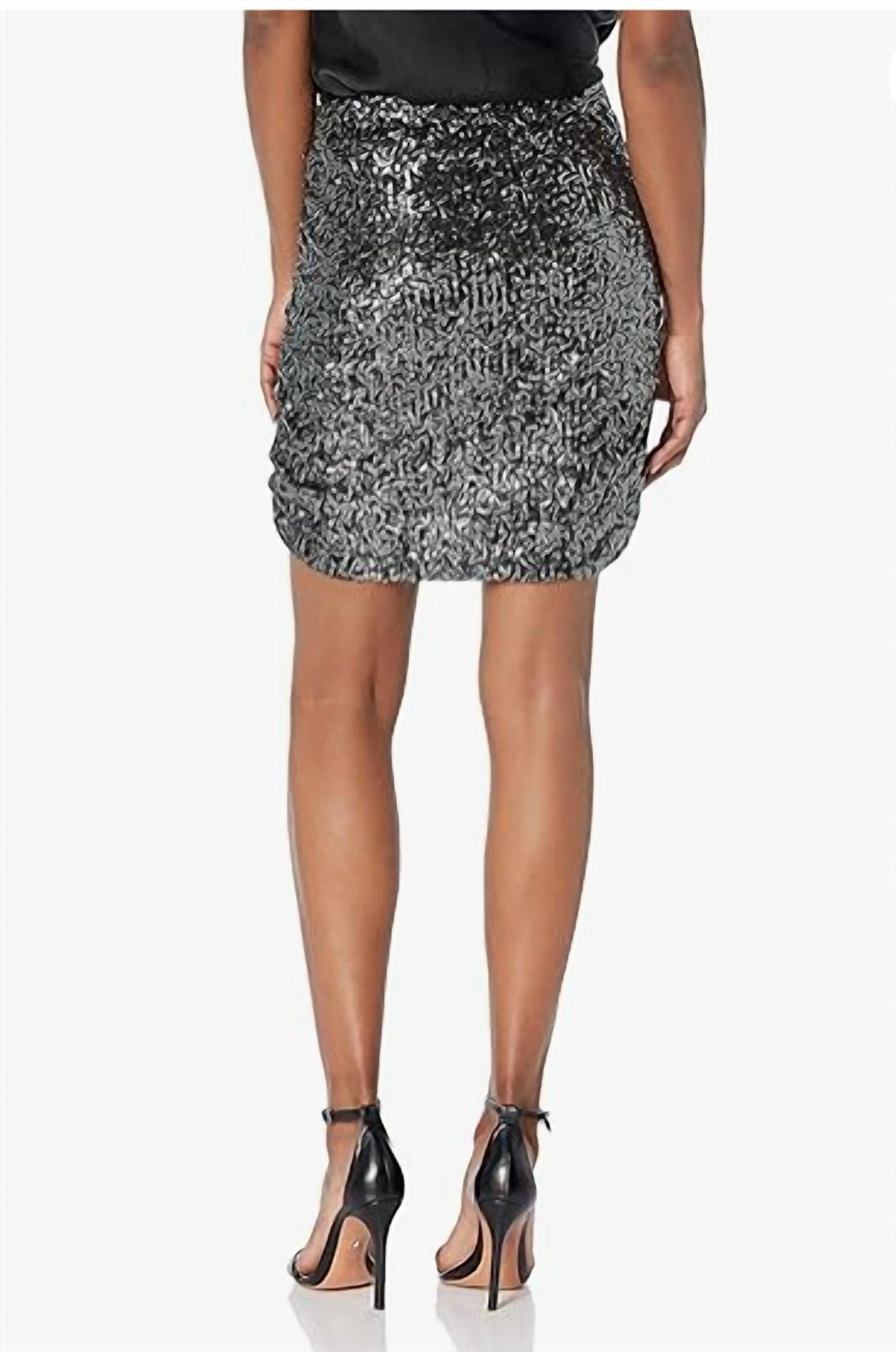 Steve Madden - Demi Ruched Sequin Skirt