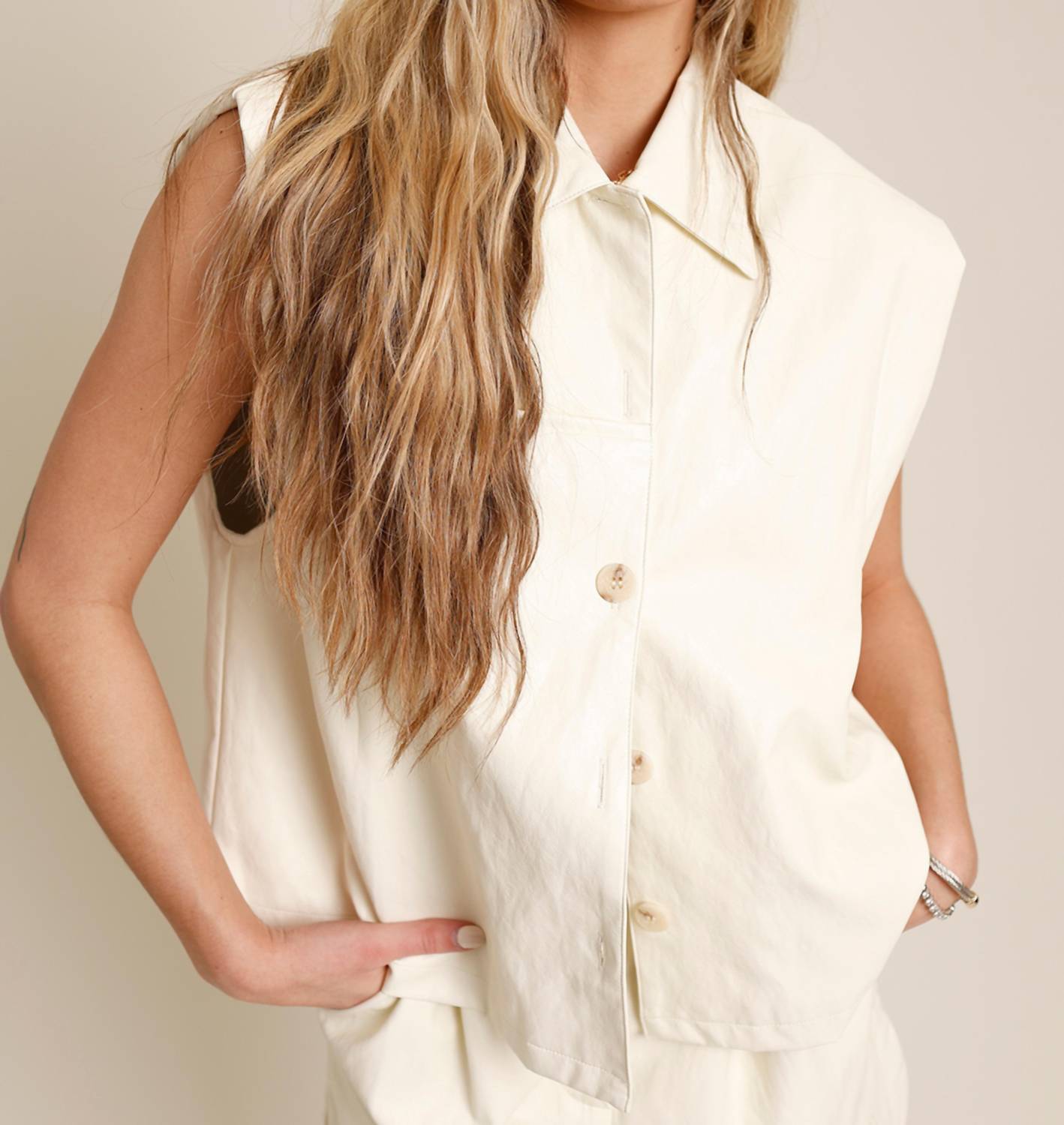 Jiji - Paola Leather Top