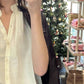 Alix Of Bohemia - Winnie Alabaster Silk Shirt