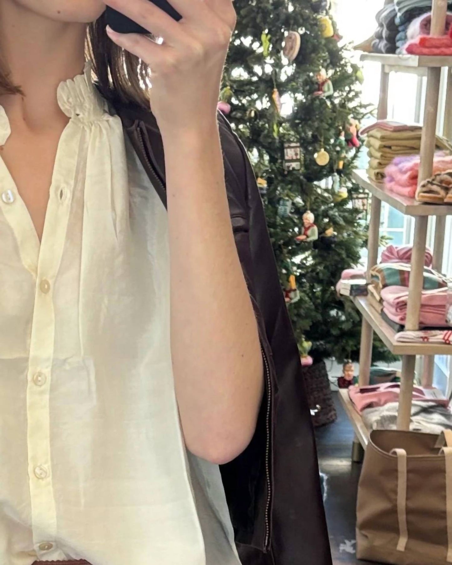 Alix Of Bohemia - Winnie Alabaster Silk Shirt