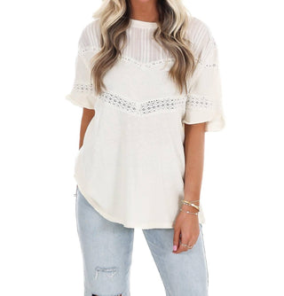Free People - Dorothy Short Sleeve Tee