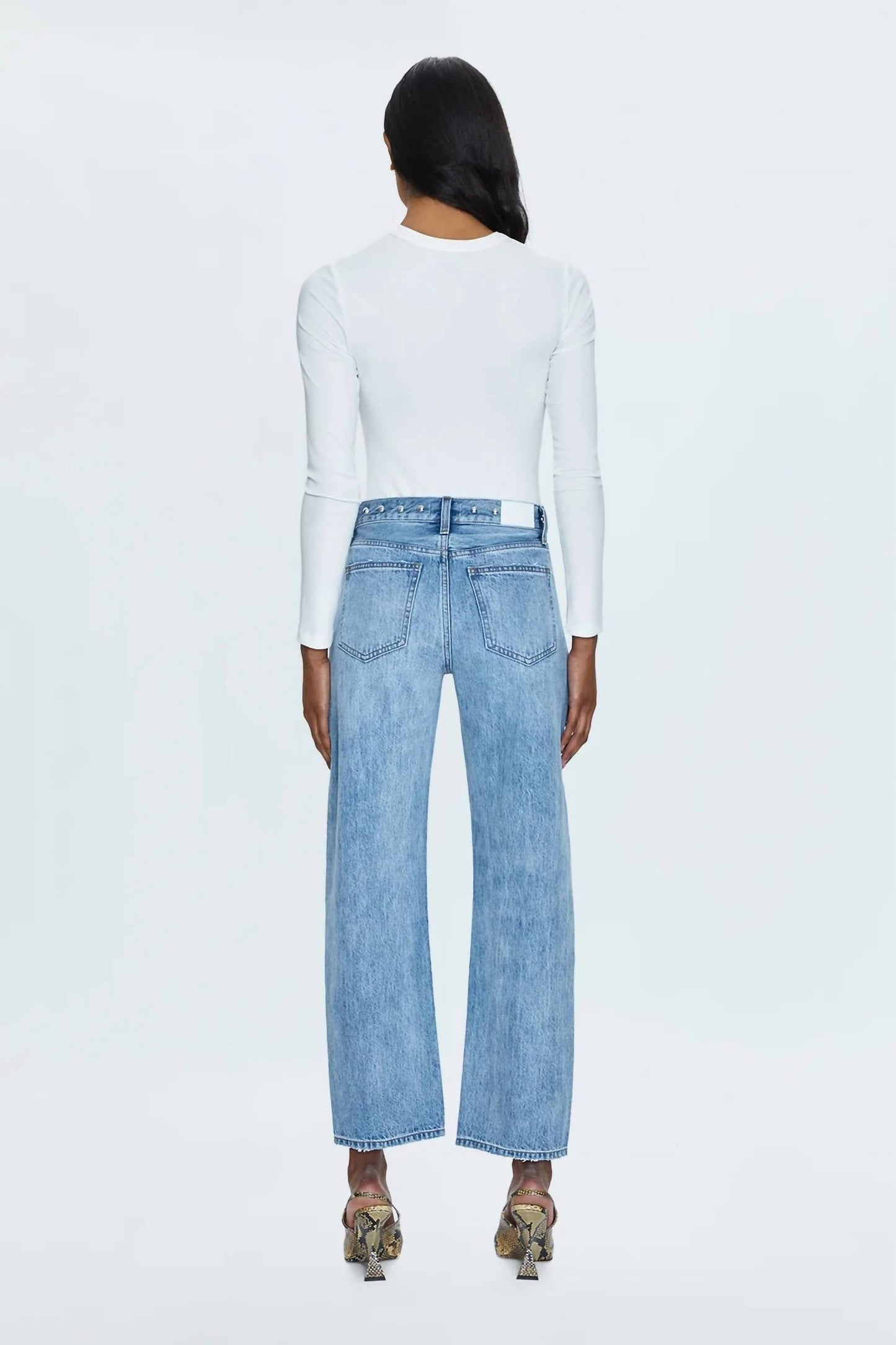 Pistola - Lexi Bow Leg Straight Jeans
