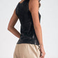 Elan - Metallic Sweater Tank Top