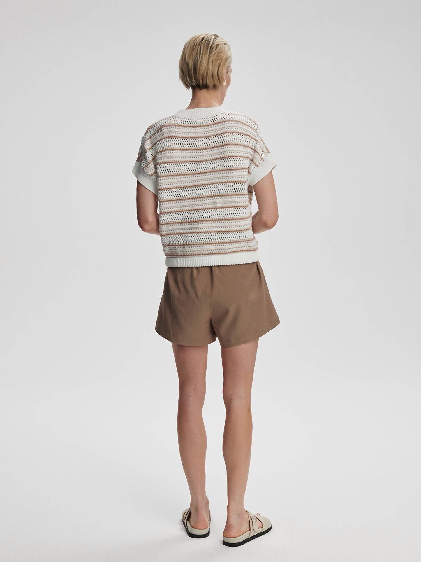 Varley - Ciara Stripe Knit Top