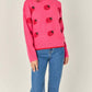 2.7 August Apparel - Strawberry Knit Sweater