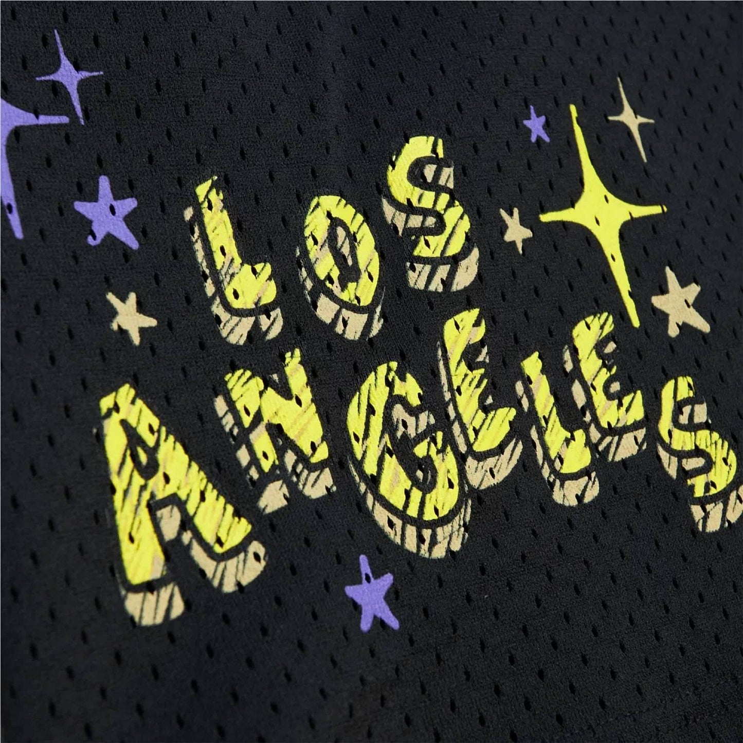 Mitchell & Ness - Men's Los Angeles Lakers Hardwood Sidewalk Sketch Shorts