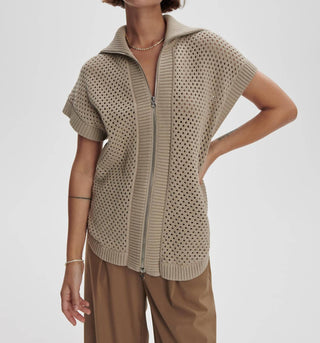 Varley - Gianna Zip Through Vest