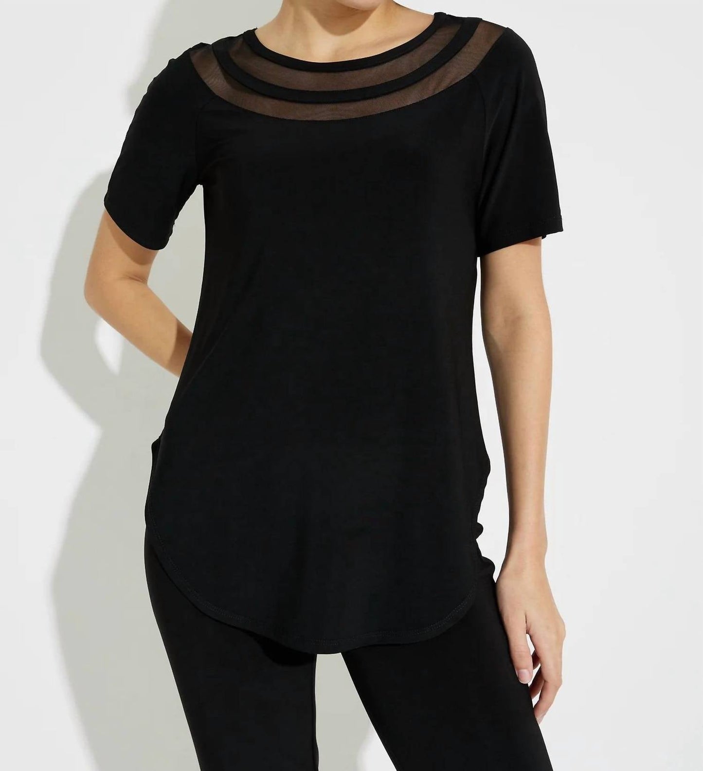 Joseph Ribkoff - Contour Neckline Tunic