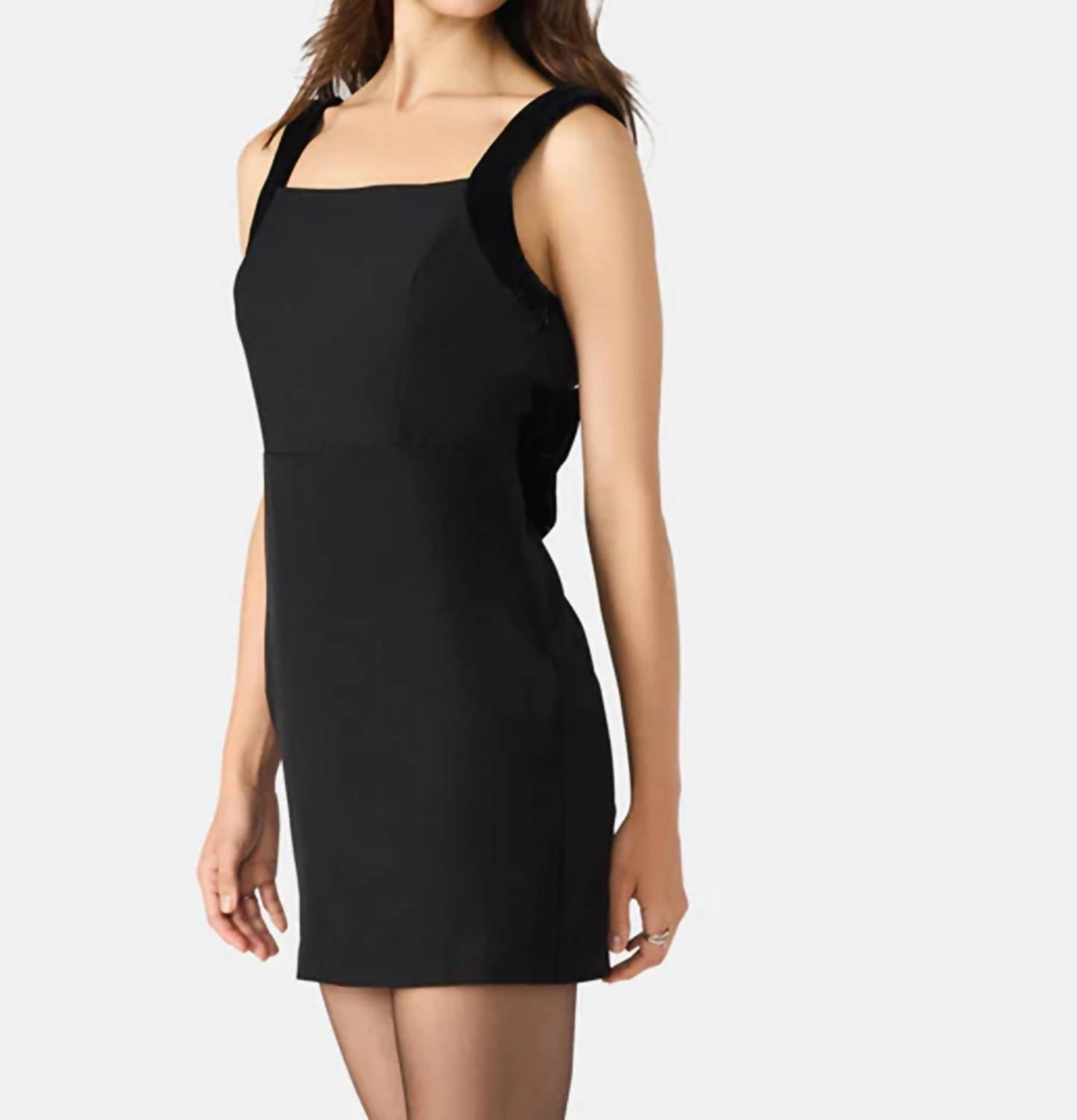 Steve Madden - Valerie Velvet Strap Bow Dress