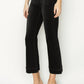 Risen - High Rise Crop Flare Patch Pocket Jeans