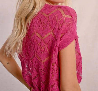 Molly Bracken - PURPLE BOUGAINVILLEA CARDAGAN