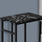 Accent Table, C-Shaped, Modern Design - Black