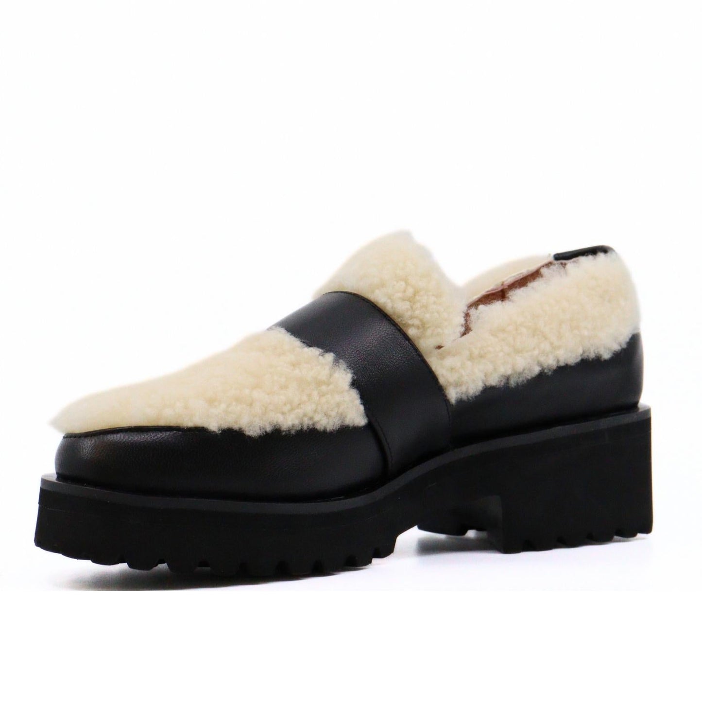 All Black - Women's Sherpa Loafer