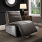 Metier Power Motion Recliner - Gray / Aluminum