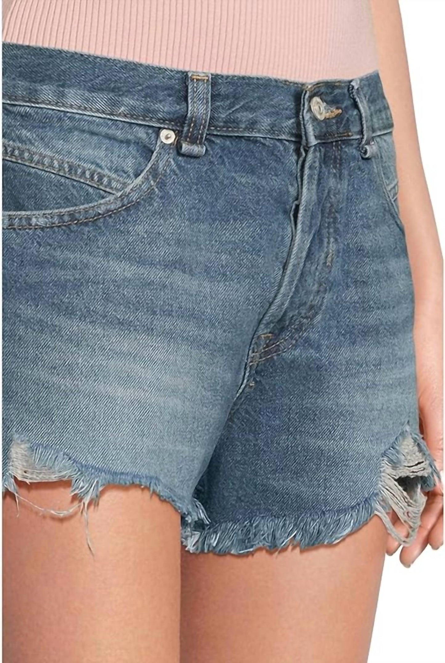 Free People - Now Or Never Denim Shorts