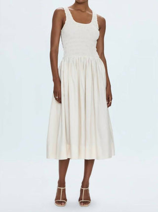 Pistola - Alessia Smocked Drop Waist Midi Dress