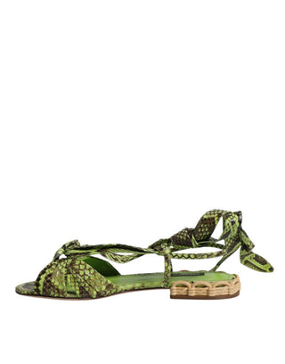 Dolce & Gabbana - Women's Ankle Wrap Sandals Shoes