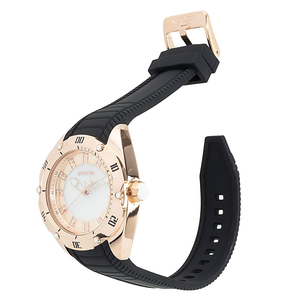 Invicta Venom Women's Quartz Mother-of-Pearl Dial Strap Watch