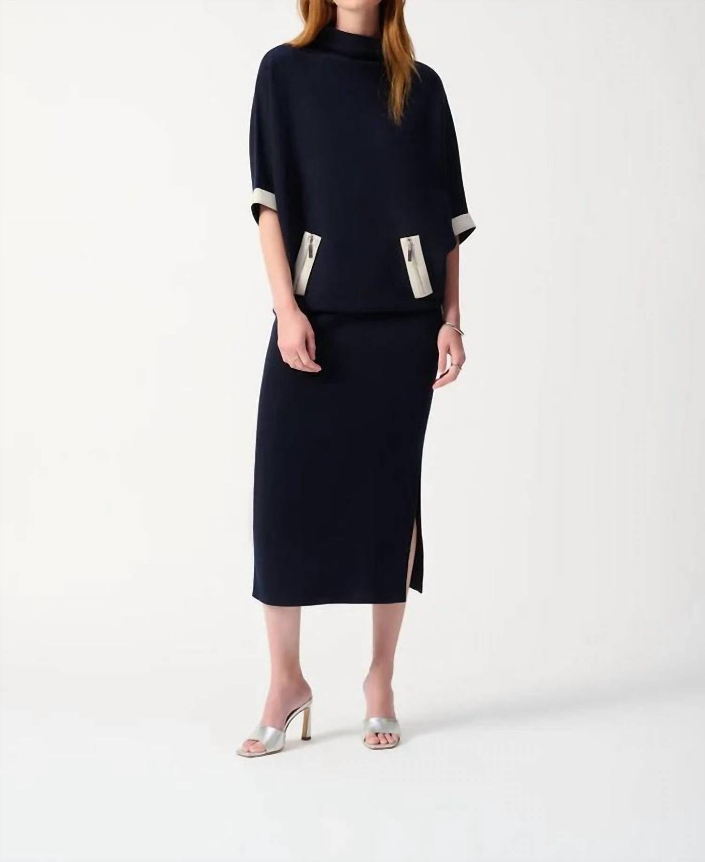 Joseph Ribkoff - Sweater Knit Midi Skirt