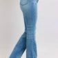 Judy Blue - Tummy Control Side Slit Bootcut Jeans
