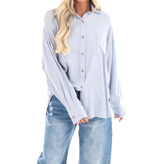 Easel - As You Are Button Down Top