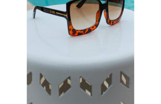 Julia Rose - Women's Megan Oversized Gradient Sunglasses