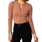 Buddylove - Ivy Henley Button Front Bodysuit