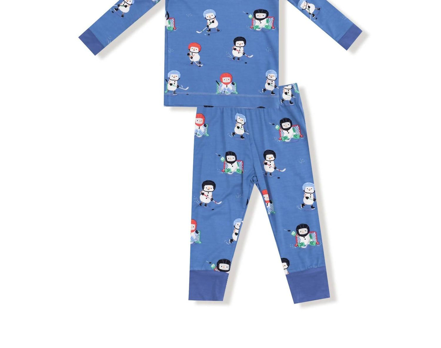 Angel Dear - Boy's Snow Folks Ice Hockey Pj Set