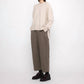 7115 By Szeki - Relaxed Rolled Seam Sweater