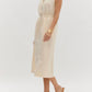Entro - Sleeveless Zip Up Midi Dress