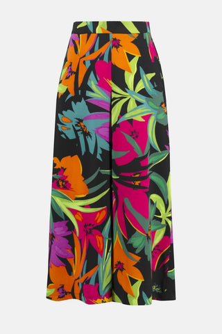 Joseph Ribkoff - Hibiscus Print Wide Leg Culotte