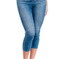 Judy Blue - High Rise Cool Denim Pull On Capri Jeans