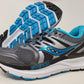Saucony Women's Redeemer ISO 2 Running Shoe Gray/Blue Size 5 B(M) US