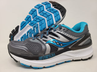 Saucony Women's Redeemer ISO 2 Running Shoe Gray/Blue Size 5 B(M) US