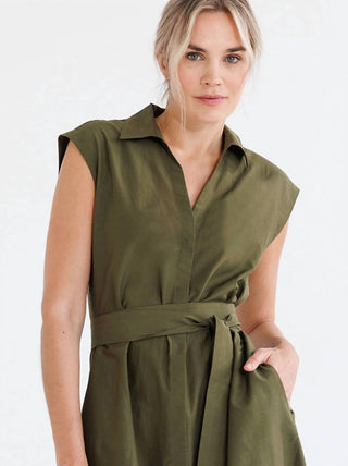 Go By Go Silk - Women's Go Crisp And Cool Shirt Dress