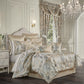 Jacqueline Teal Comforter Set - California King
