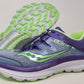 Saucony Women's Guide Iso Running Shoe Fog/Purple Size 5 B(M) Us