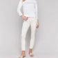 Charlie B - Denim Patch Cotton Sweater