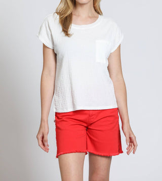 Apny - Pocket Crinkle Tee
