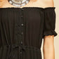 Entro - Off the Shoulder High Low Dress