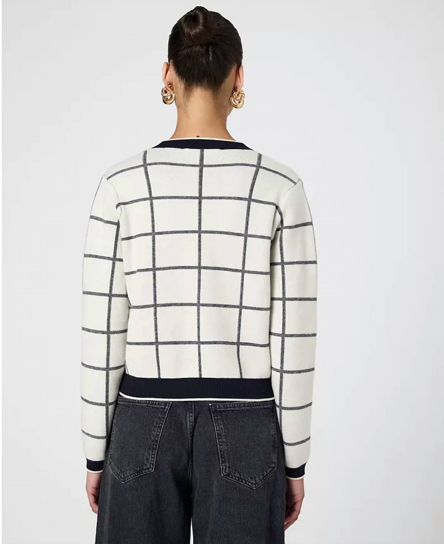 French Connection - Check Cardigan