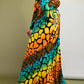 The Curve La - Plus Size Long Sleeve Surplice Wrap Top And Maxi Skirt Set