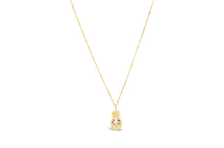 Stia - Women's By The Sea Pavé Pineapple Necklace