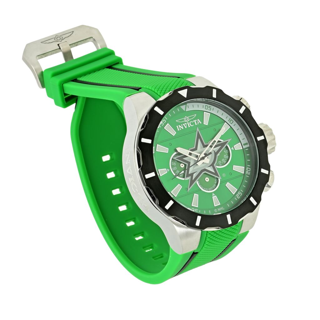 Invicta NHL S1 Turbo 52mm Quartz Chronograph Silicone Strap Watch