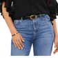 Vince Camuto Pintuck Trim Ruffled Sleeve Top Black Size Medium