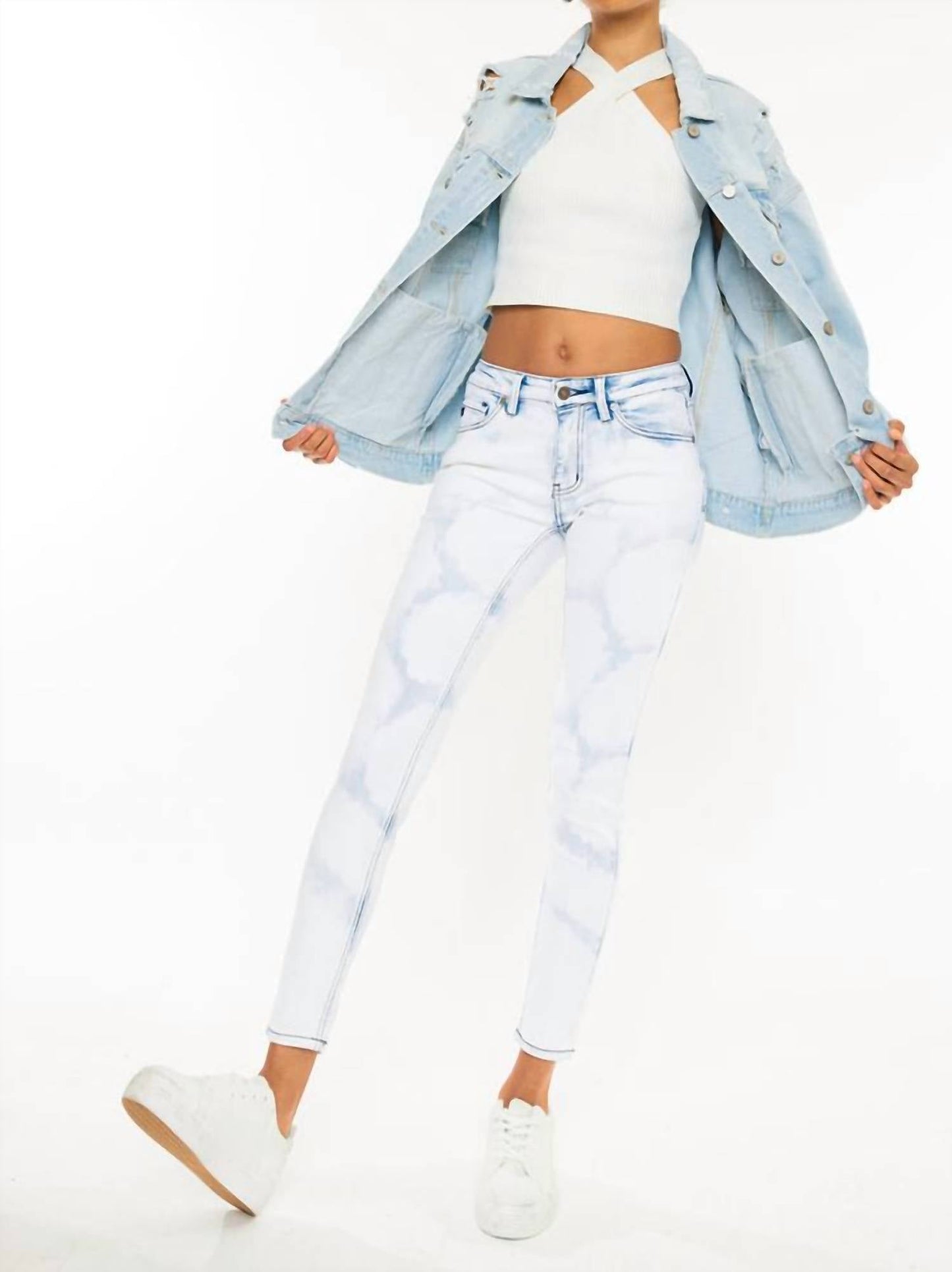 Kancan - Ezra Mid Rise Super Skinny Jeans