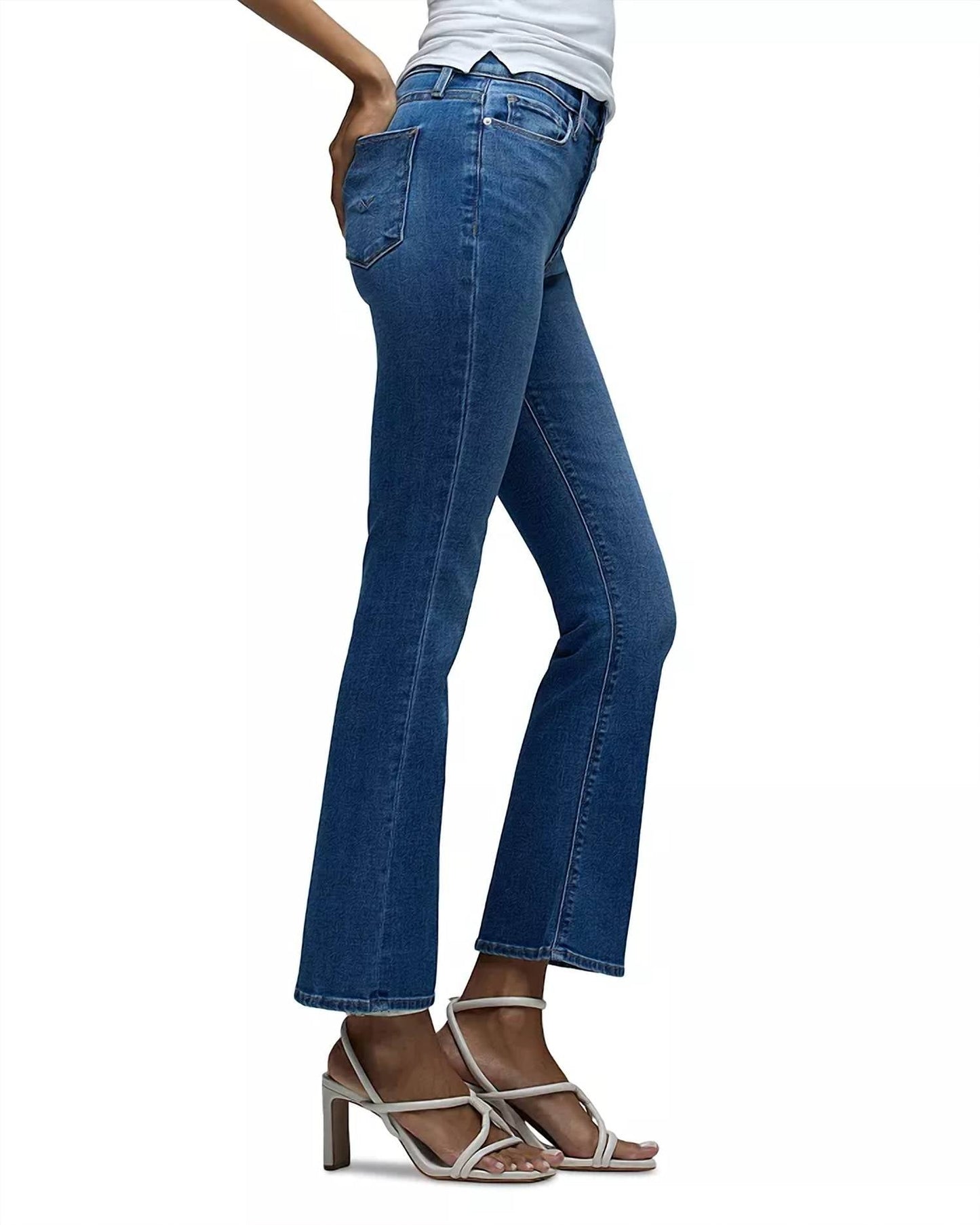 Hudson - Barbara High Rise Bootcut Crop Jeans