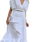 Felicite - Gauze Smocked Maxi Skirt