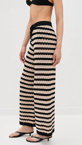 L'Agence - Gaelle Pointelle Knit Pant